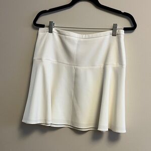 BCBGMaxAzria Cream Skater Skirt